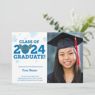 FVHS Grad Announcement Card, White - Class of 2024