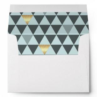 Geometric Pattern Design Graduation Envelopes