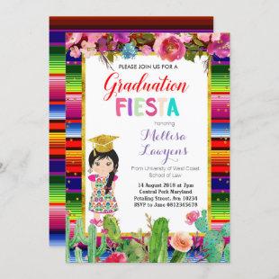 Girl Graduation Party Fiesta Invitation