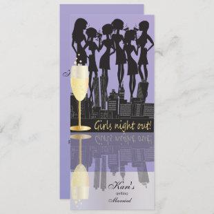 Girls Night Out Party Celebration | Lavender Invitation