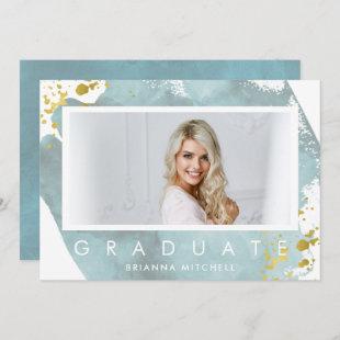 Glistening Grad | Photo Graduation Party Invitation