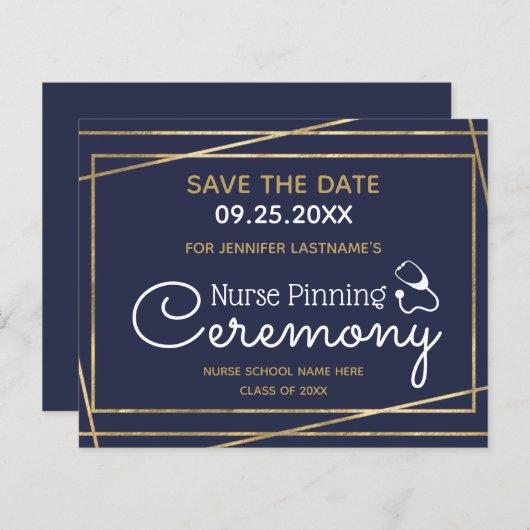 Gold Lines Nurse Pinning Ceremony Save the Date