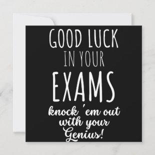 good Luck in your exams Save The Date