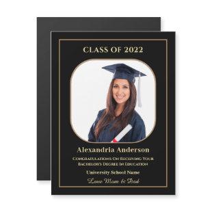Grad Graduation Graduate Photo Custom Magnet