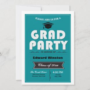Grad Party Invitation