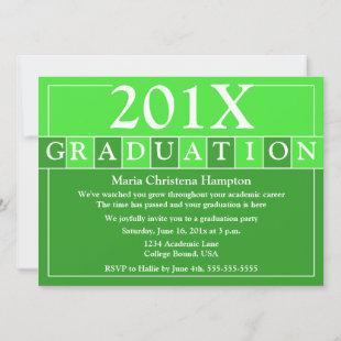 Grad Tiles Invitation (Green)