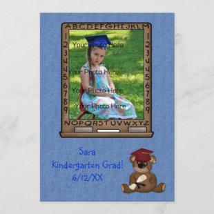 Grade School Graduation Bear Announcement