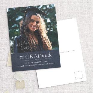 GRADitude Photo Graduation Announcement Postcard