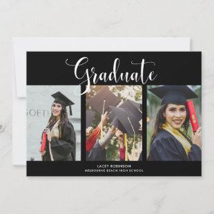 Graduate Graduation Photo Party Invitation