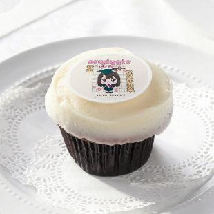 GRADUATE INVITATION EDIBLE FROSTING ROUNDS