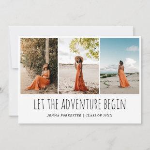 Graduate | Let The Adventure Begin | Script Simple Invitation