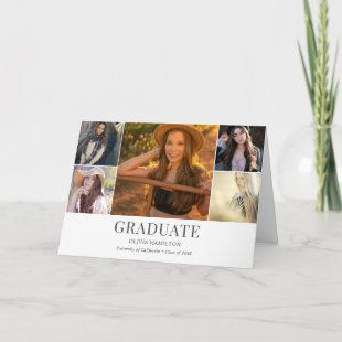 Graduate Modern 7 Photo Card