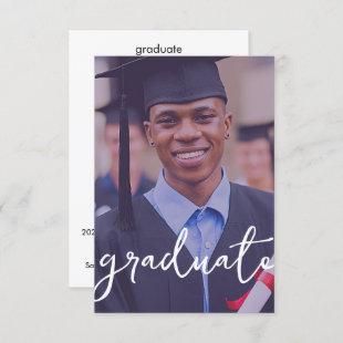 Graduate Photo Announcement with 3 images