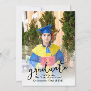Graduate Photo Announcement with 4 images