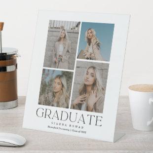 Graduate Prestige Graduation Photo Invitation Pedestal Sign