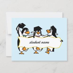 Graduating Penguins w/Banner Announcement