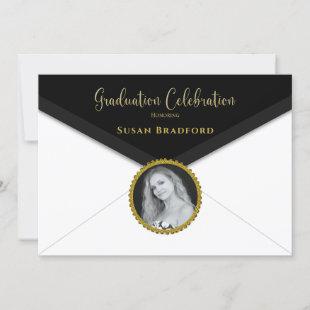 Graduation 2023 Envelope with Photo & Name Insert Invitation