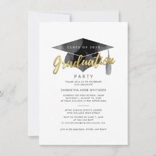 Graduation 2023 Grad Elegant Senior Graduate Party Invitation