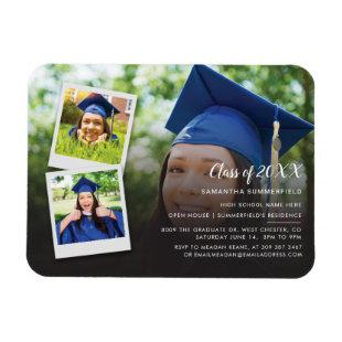 Graduation 2023 Grad Photo Collage Party Magnet