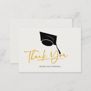 Graduation 2024 Cap Grad Thank You Note Card