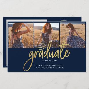 Graduation 2024 Photo Collage Grad Announcement