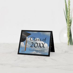 Graduation Announcement Cards, Blue Sky, Any Year