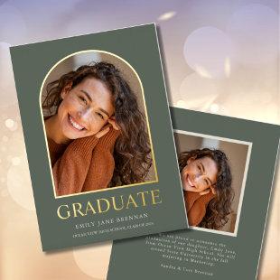 Graduation Announcement Grad Photo Card