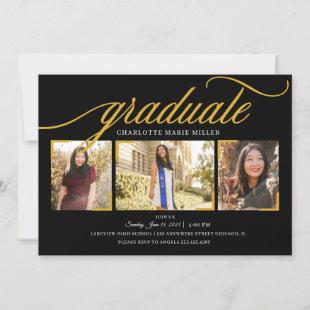 Graduation Announcement Photo Card Invitation