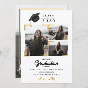 Graduation Announcement Photo Card Invitation