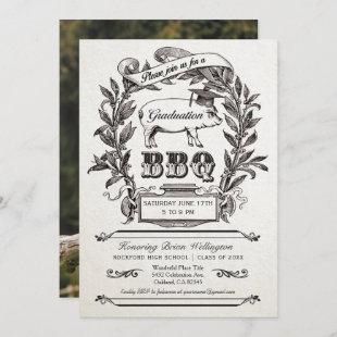 Graduation BBQ Invitations - Supreme Vintage