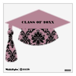Graduation Cap Shape Personalized Wall Decals
