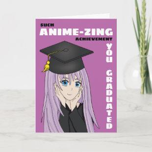 Graduation Card For Girl, Anime & Manga