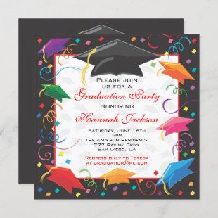 Graduation Celebration Party Invitation Card