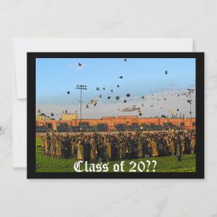 Graduation Class of 20XX on Field Invitation