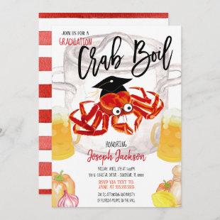 Graduation Crab Boil Invitation