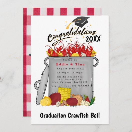 Graduation Crawfish Boil Party Invitation