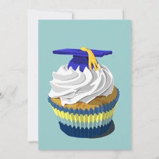 Graduation cupcake invitation