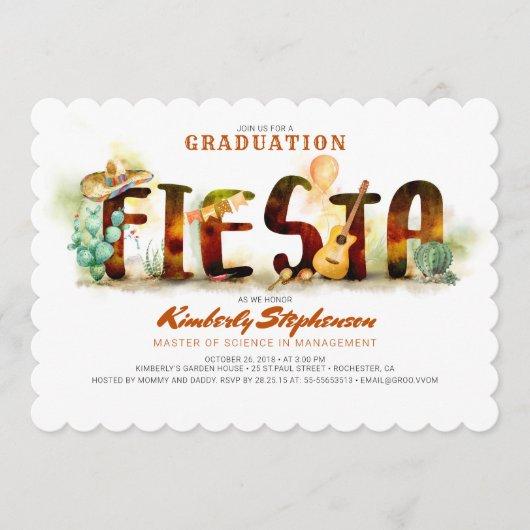 Graduation Fiesta Invitation | Mexican Party