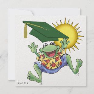 Graduation Frog Invitation - SRF