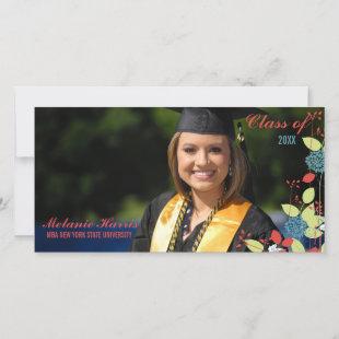 Graduation Garden Photo Card
