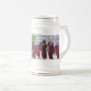 Graduation Gifts - Wrap Around Photo and Text Beer Stein