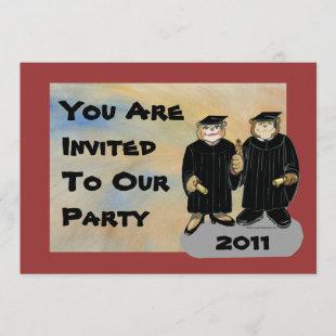 Graduation Invitation - Brother/Sister or Couple