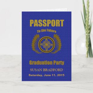 GRADUATION INVITATION - PASSPORT - 2015
