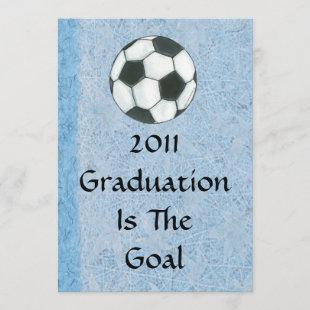 Graduation Invitation - Soccer Theme