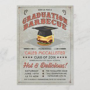 Graduation Invitations | BBQ Party v.2