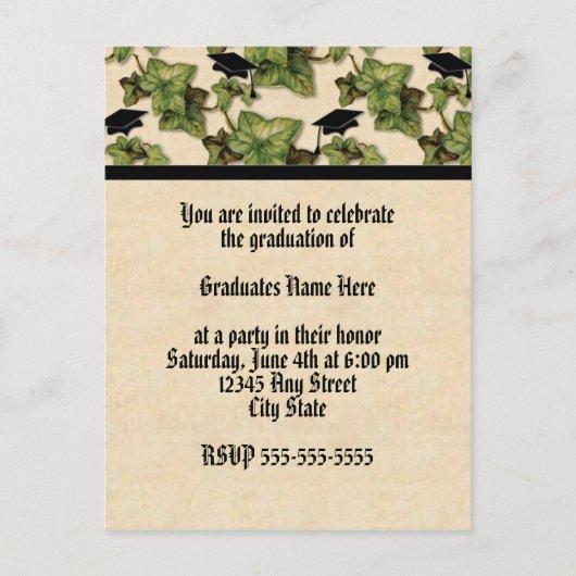 Graduation Ivy Party Invitation