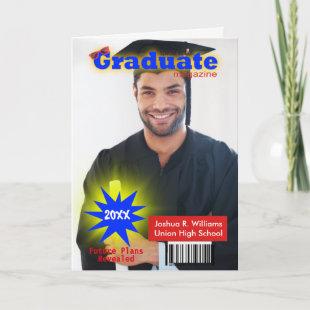 Graduation Magazine Cover Party Invitation