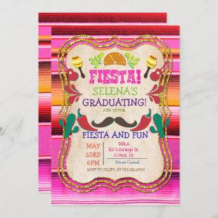 Graduation Mexican Fiesta Invitation
