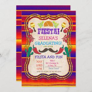 Graduation Mexican Fiesta Invitation