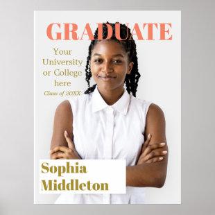 Graduation Modern Graduate Headline Photo    Poste Poster